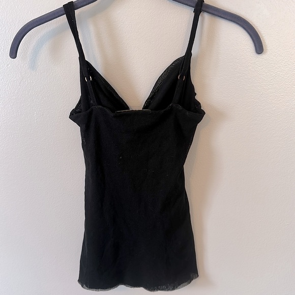 GUESS sheer black tank top XS - Picture 2 of 4